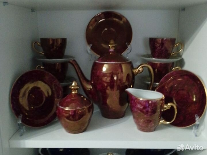 Фарфоровая посуда СССР чайные сервизы