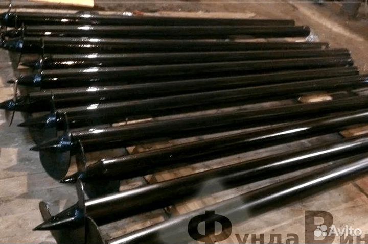 Установка Винтовых сваи