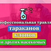 Травля клопов тараканов комаров клещей плесени