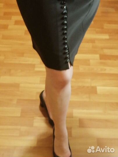Юбка черная карандаш новая 46-48