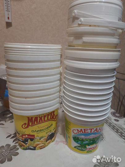 Банки майонезные чистые