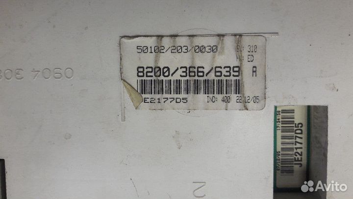 Панель приборов Renault Symbol