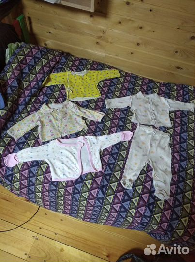 Вещи на девочку 0-3 месяцев