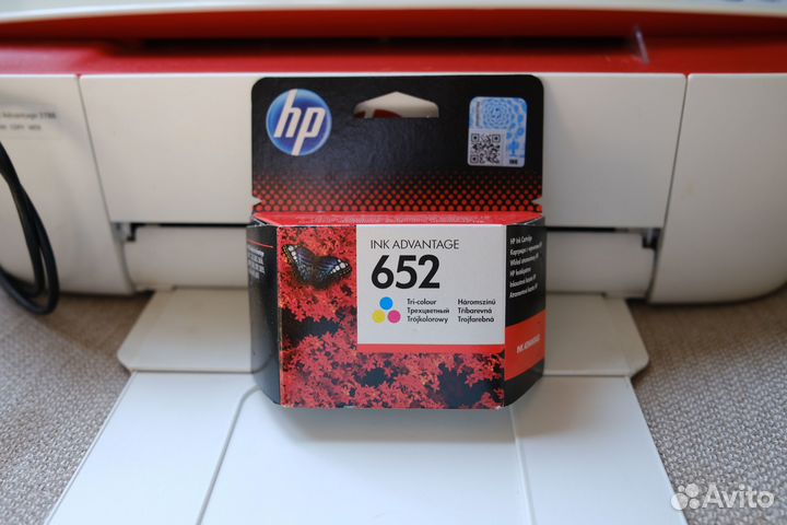 Мфу струйный HP Jetdesk 3788 + цветной картридж
