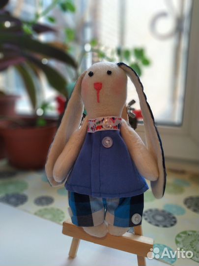 Мягкая игрушка зайчик