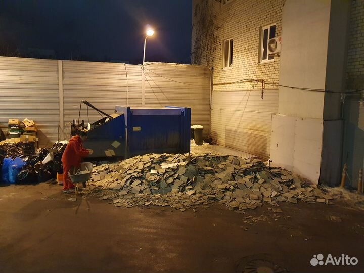 Вывоз мусора погрузка спуск грузчики