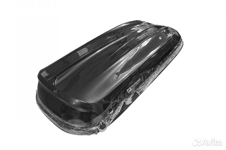 Автобокс Turino Medium LUX 460 черный глянец