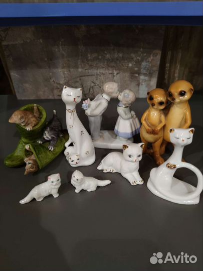 Статуэтка, фигура кошка