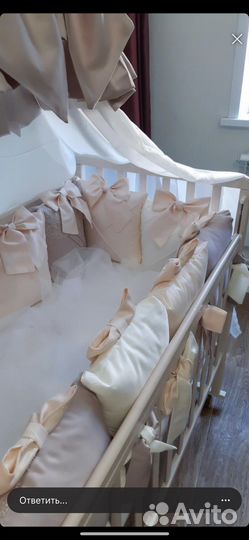 Бортики в детскую кроватку