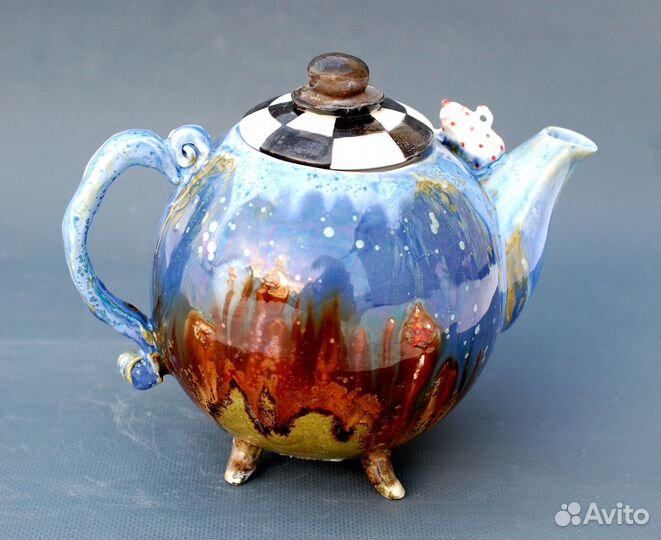 Чайник заварочный Керамика Фарфор Ручная Работа