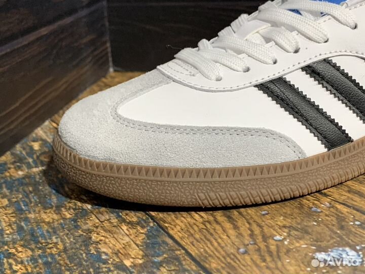 Мужские кеды Adidas Samba Vegan white