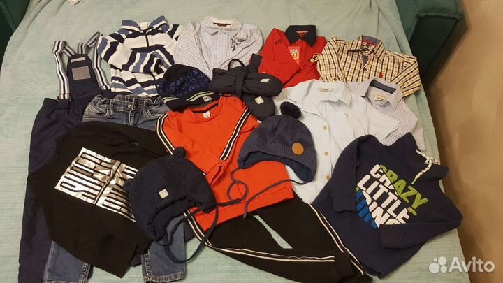 Вещи на мальчика пакетом р.92-98