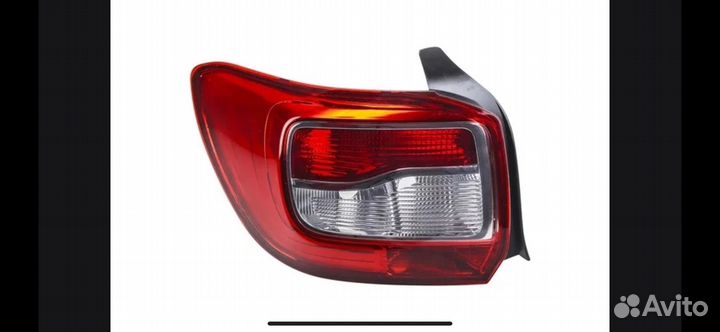 Левый фонарь рено логан