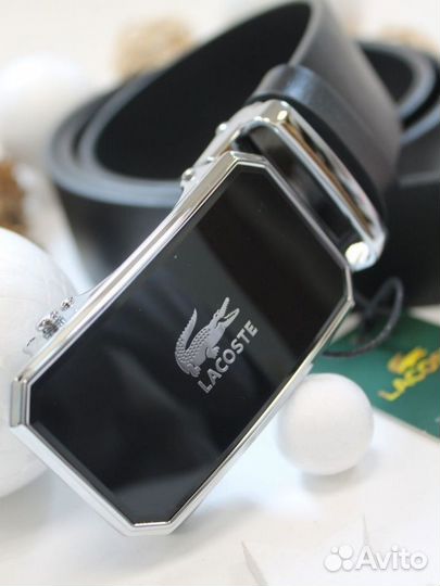 Ремень мужской кожаный Lacoste