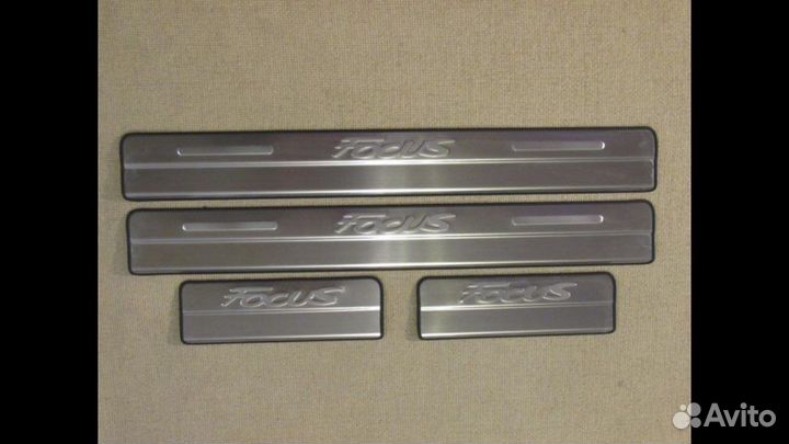 Накладки на пороги ford focus 3