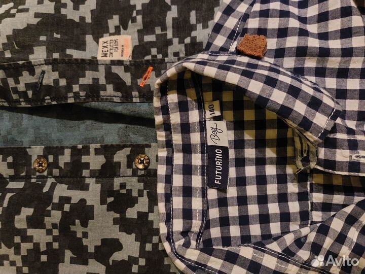 Рубашки на мальчика 134 140