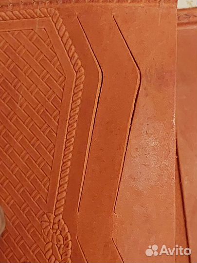 Обложка для паспорта натуральная кожа с гербом РФ