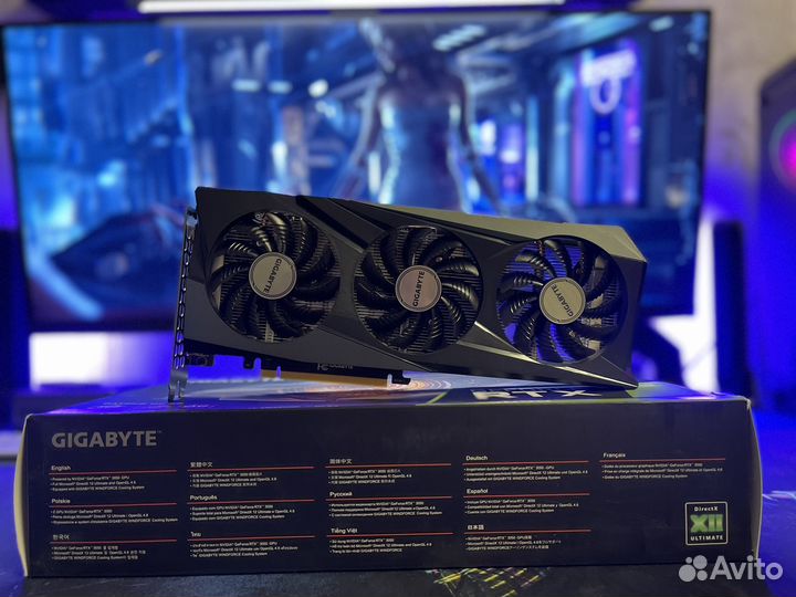 Видеокарта gigabyte GeForce RTX 3050 gaming