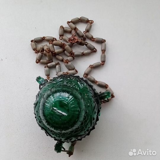 Лампада старинная кадило стекло