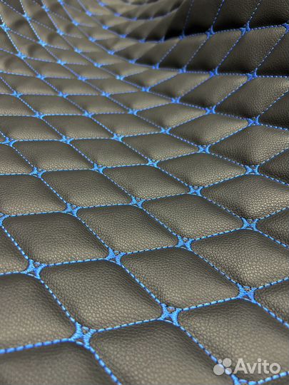 Экокожа стеганая для обшивки мебели и салона авто