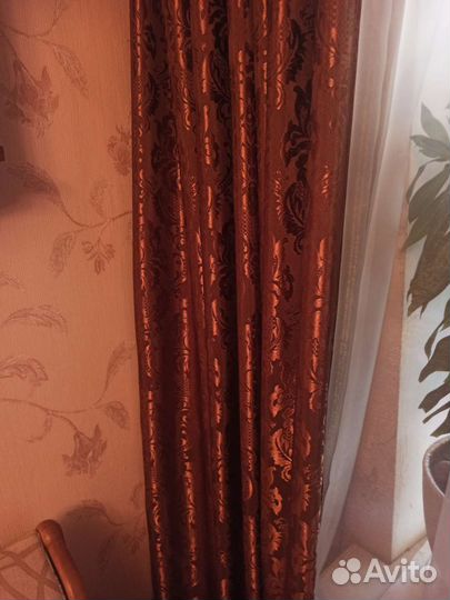 Комплект шторы и подушки