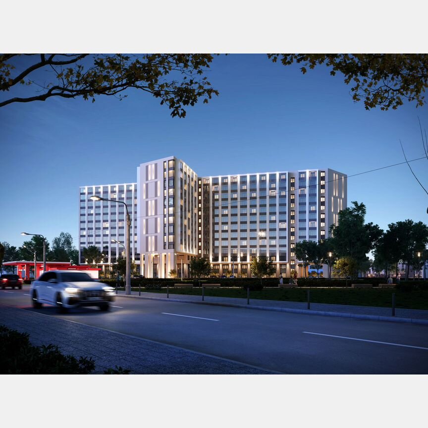1-к. апартаменты, 23,1 м², 3/13 эт.
