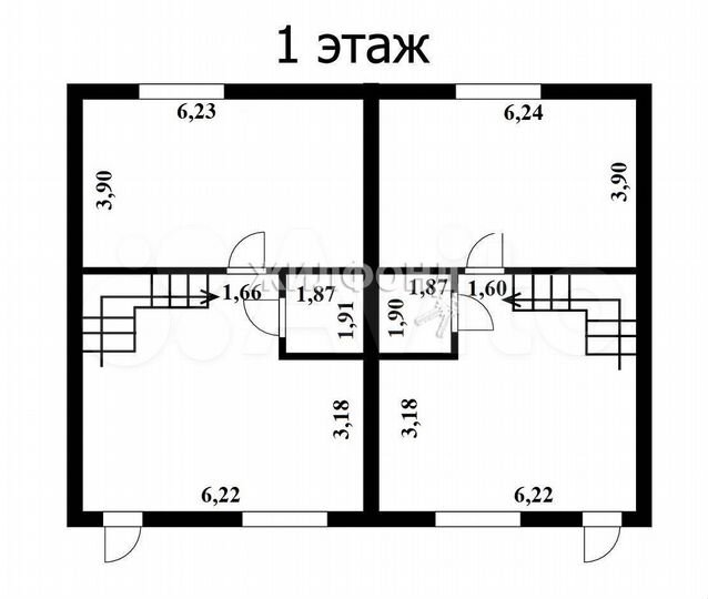 Коттедж 180 м² на участке 2,9 сот.