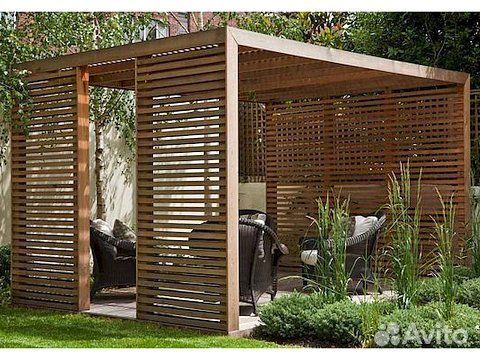 Беседка для дачи деревянная