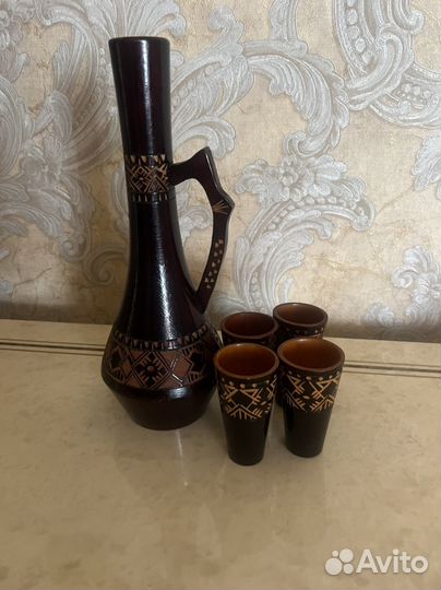 Кувшин со стаканами СССР