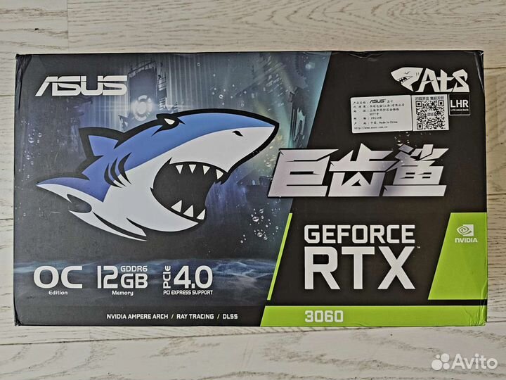Видеокарта Asus geforce RTX 3060 OC Edition 12Gb