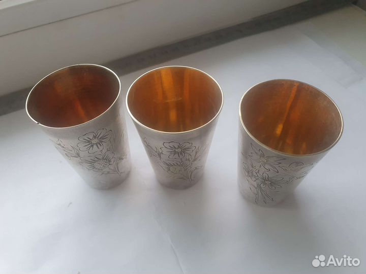 Стопка серебро