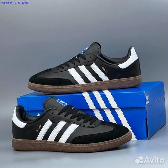 Кроссовки Adidas Samba Black (Арт.40310)