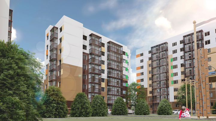 1-к. квартира, 38 м², 1/9 эт.