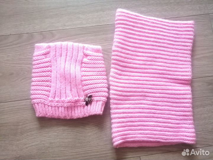 Комплект шапка - снуд, 50-54 р