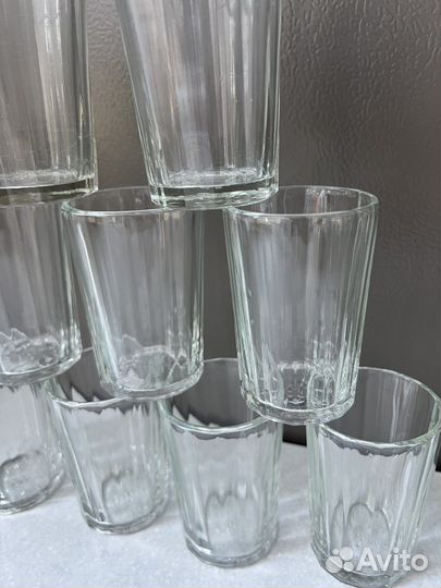 Рюмки стопки СССР граненные (100гр.)