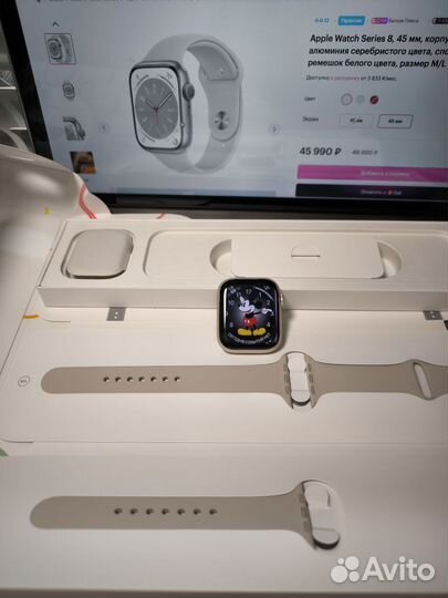 Часы apple watch 8 45 mm