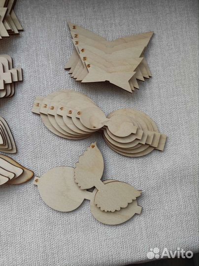 Набор шаблонов для бантиков