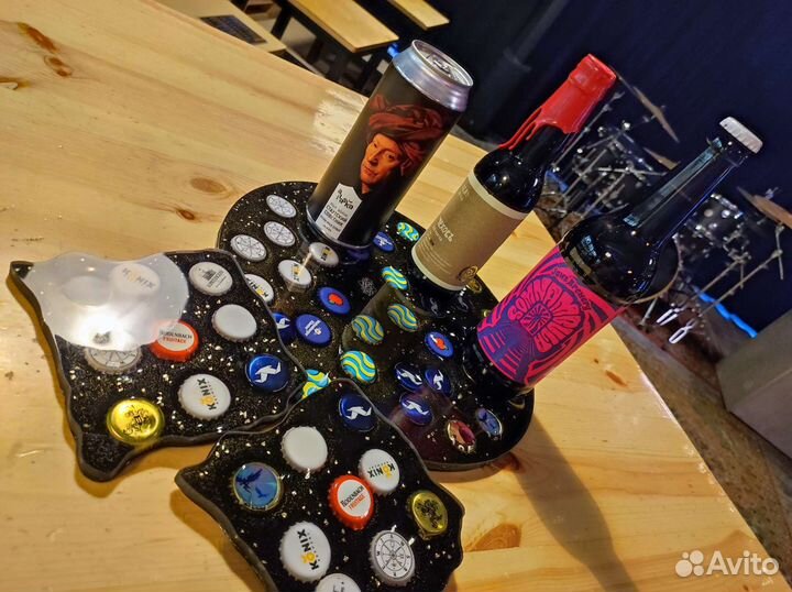 Набор столовой посуды, поднос, подстаканники