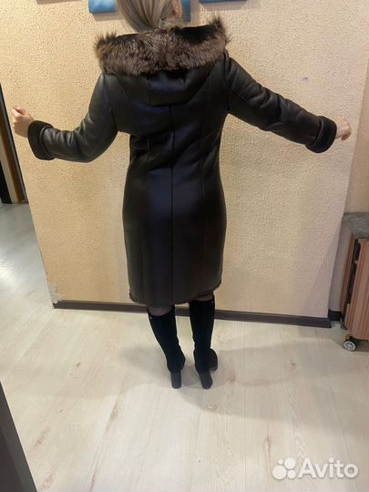 Дубленка женская зимняя