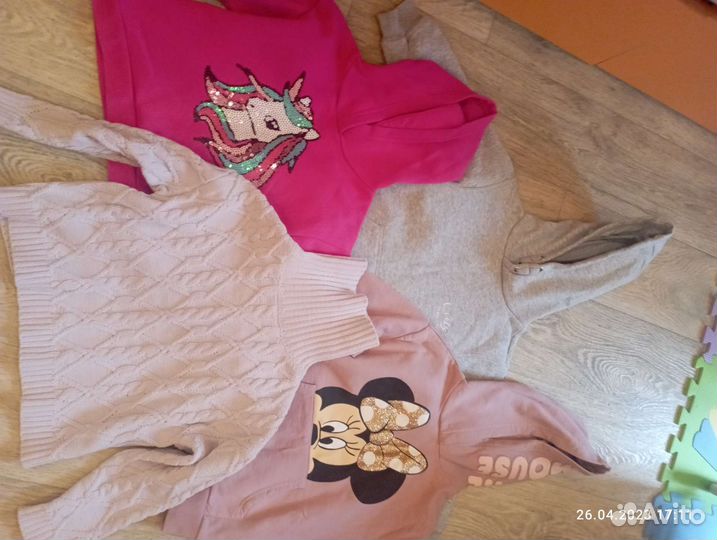 Вещи пакетом на девочку 110 рост
