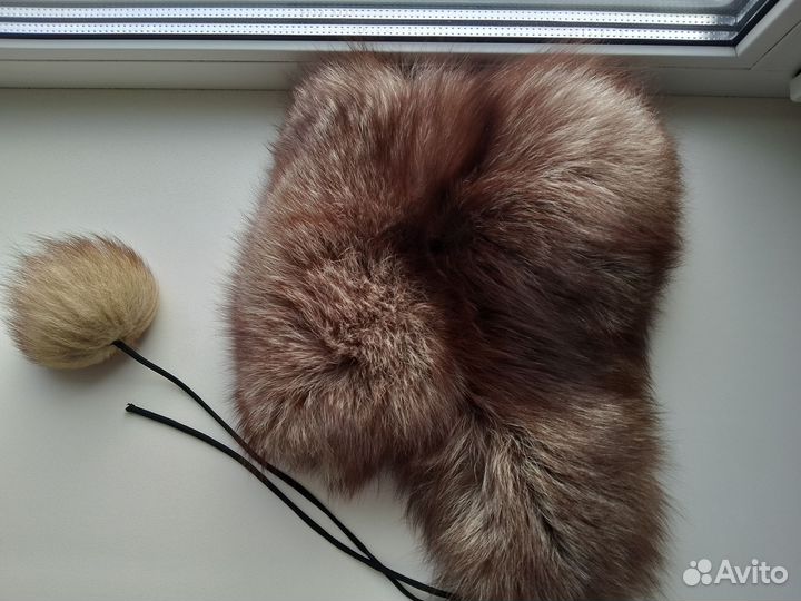 Шапка из чернобурки