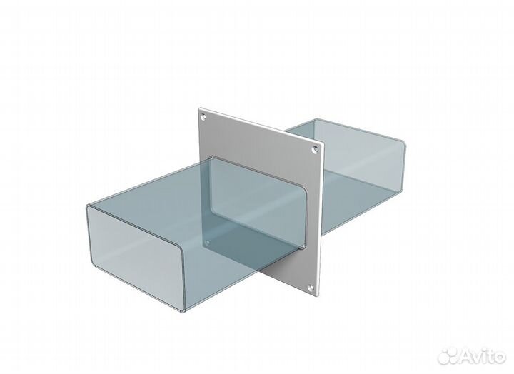 Накладка настенная прямоугольная 60 х 204мм