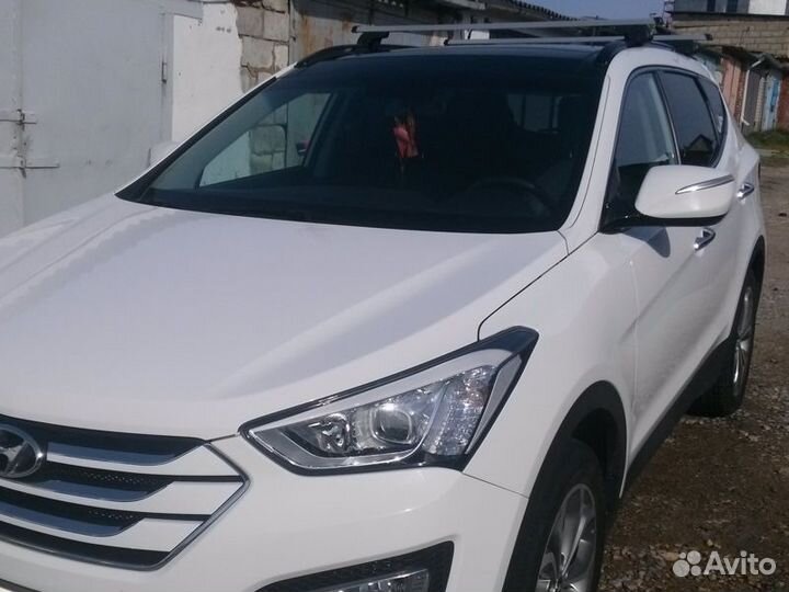 Багажник на крышу Хендай Санта Фе с 2012- инт рейл