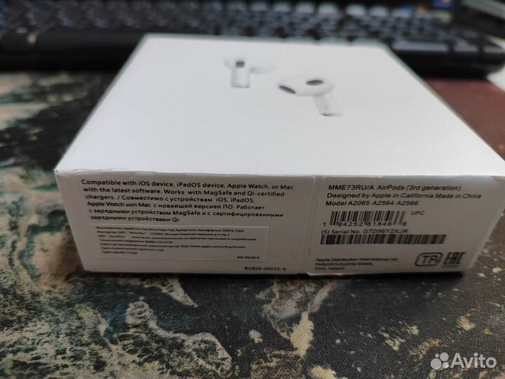 Беспроводные наушники Apple AirPods 3