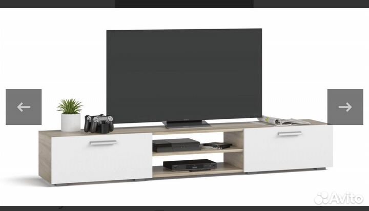 Тумба под тв белая
