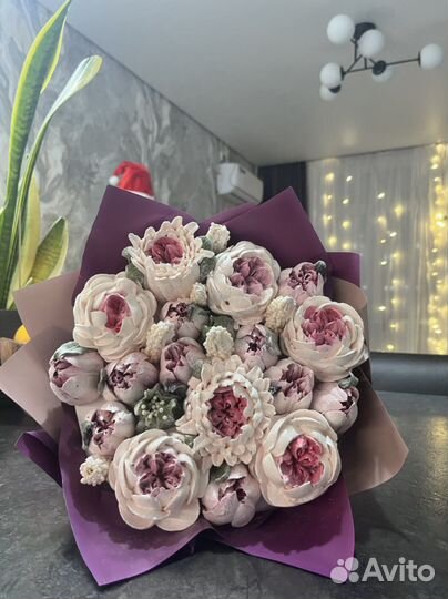 Букет из зефира 25 см