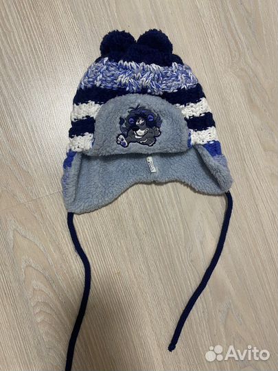 Шапка и шарф комплект зимняя для мальчика