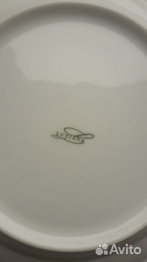 Комплект новых тарелок мелких 6 шт Lubiana