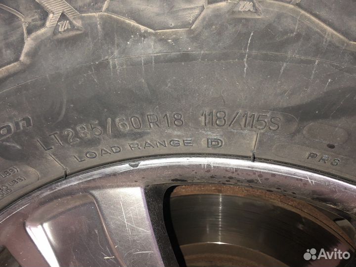 Шины бу LT285/60R18