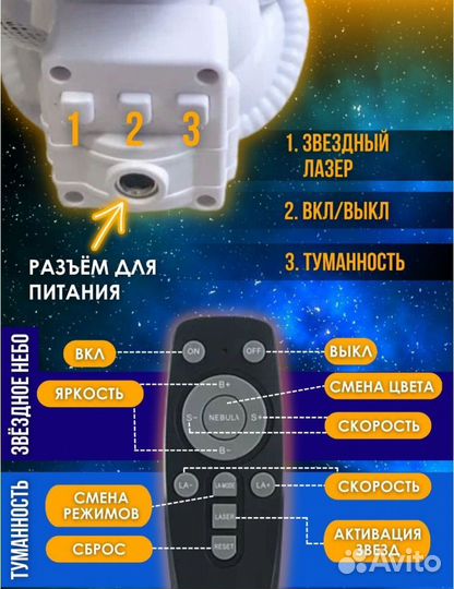 Проектор звездного неба